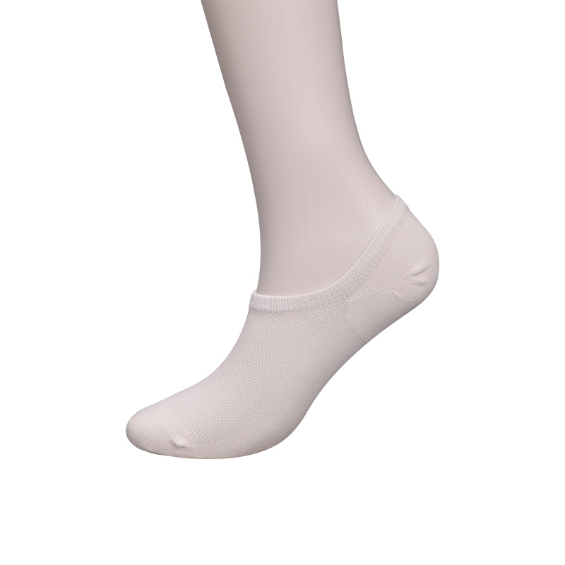 Calzini da donna ultrasottili in cotone pettinato, nylon e spandex a mezza rete cuciti a mano WSD1673