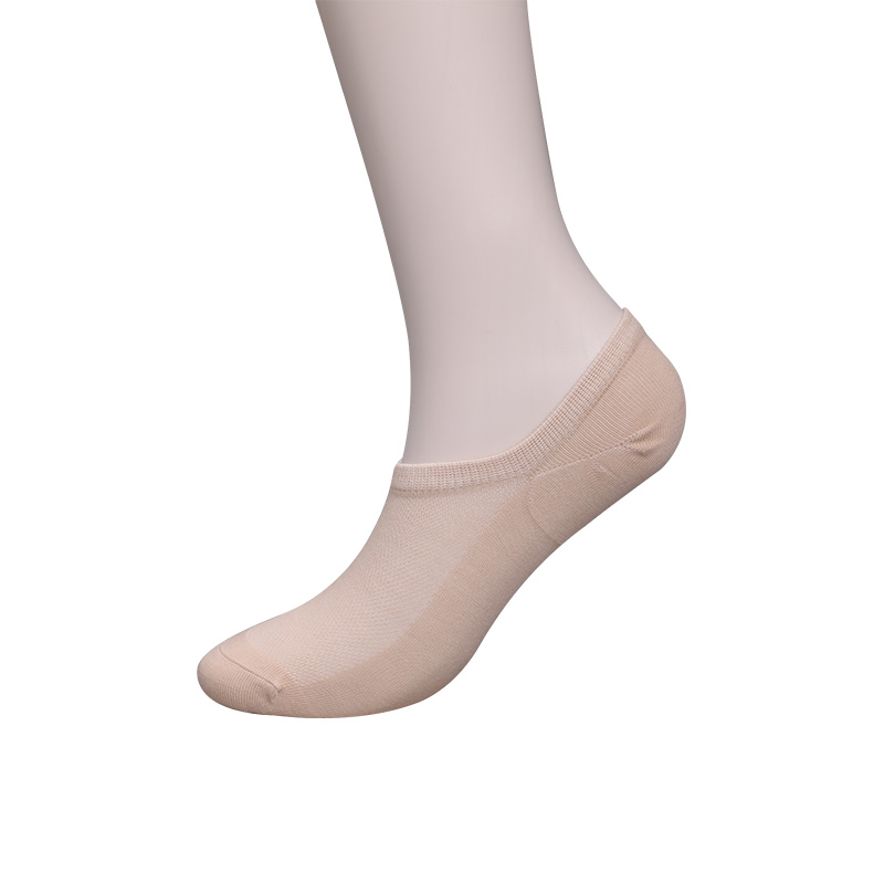 Calzini da donna ultrasottili in cotone pettinato, nylon e spandex a mezza rete cuciti a mano WSD1673