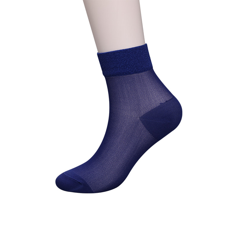Calzini da donna con fondo in cotone e seta trasparente di moda Calzini da donna in nylon trasparente di seta superfine Calzini da donna in seta di cristallo WSD1946