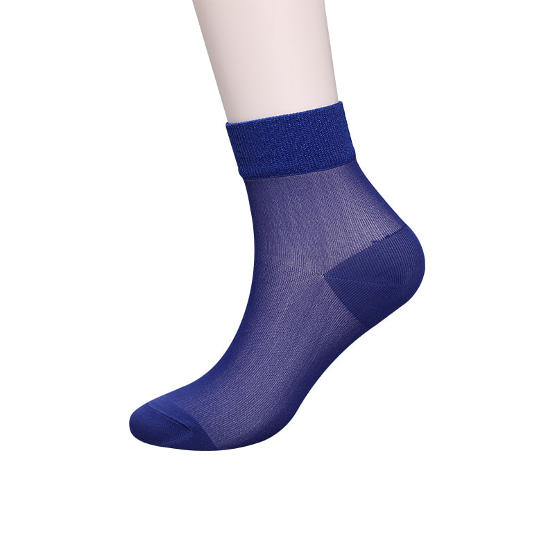Calzini da donna con fondo in cotone e seta trasparente di moda Calzini da donna in nylon trasparente di seta superfine Calzini da donna in seta di cristallo WSD1946