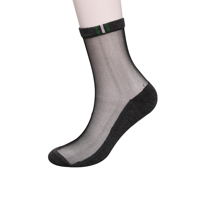 Moda casual primavera ed estate fondo in cotone calze da uomo Luokou fiori a righe verticali fresche suole antiscivolo calze da uomo WSD2711