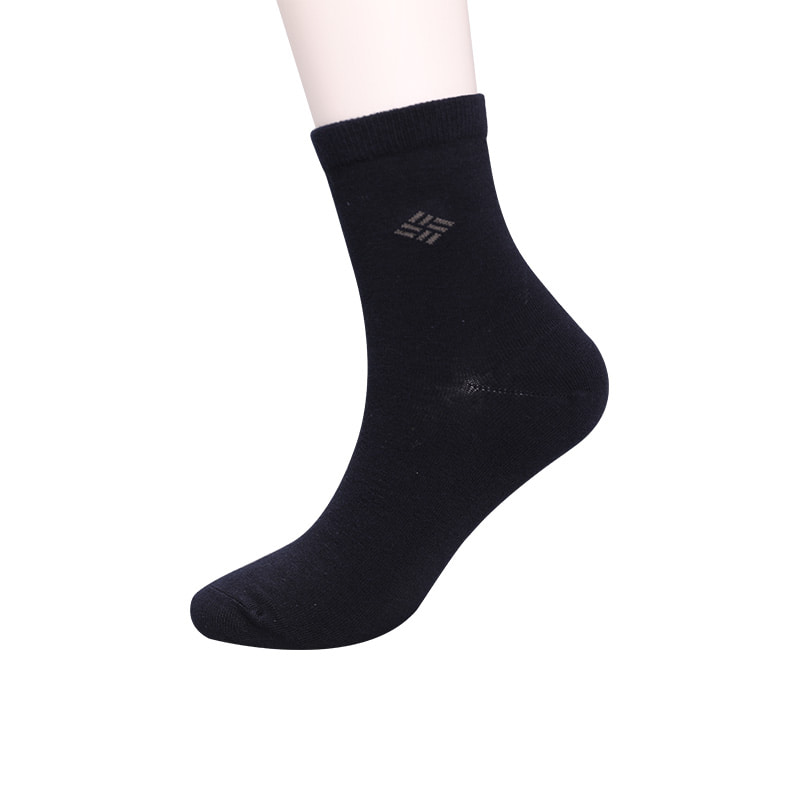 Calzini di ammoniaca avvolti in cotone pettinato in cotone 98% filato di cotone piccoli calzini da uomo jacquard cuciti a mano autunnali e invernali WSD2581