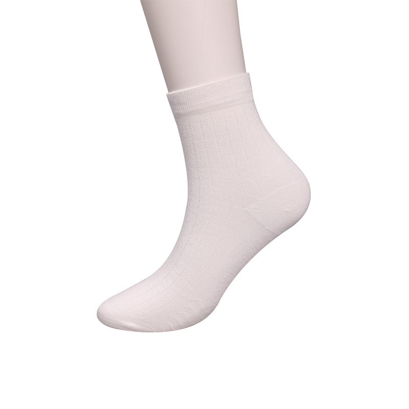 Calzini da uomo casual morbidi cuciti a mano con motivo circolare a righe verticali della collezione Modal WSD2802