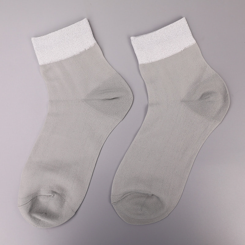 Calzini da donna con fondo in cotone e seta trasparente di moda Calzini da donna in nylon trasparente di seta superfine Calzini da donna in seta di cristallo WSD1946