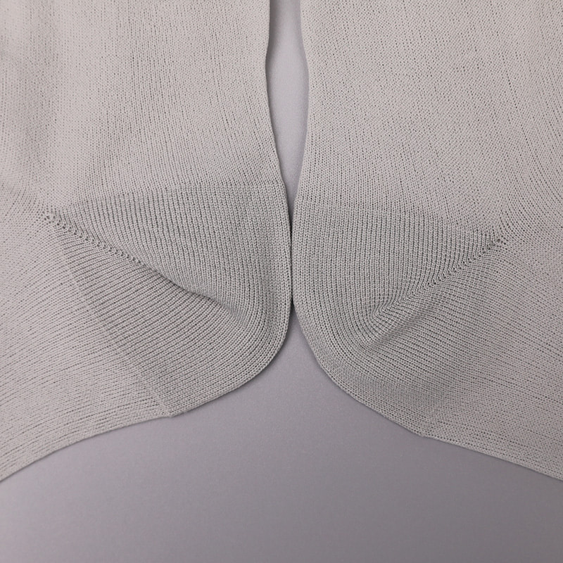 Calzini da donna con fondo in cotone e seta trasparente di moda Calzini da donna in nylon trasparente di seta superfine Calzini da donna in seta di cristallo WSD1946