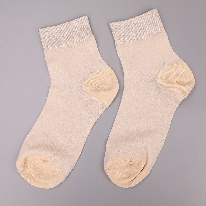 Calzini da donna con fondo in cotone e seta trasparente di moda Calzini da donna in nylon trasparente di seta superfine Calzini da donna in seta di cristallo WSD1946