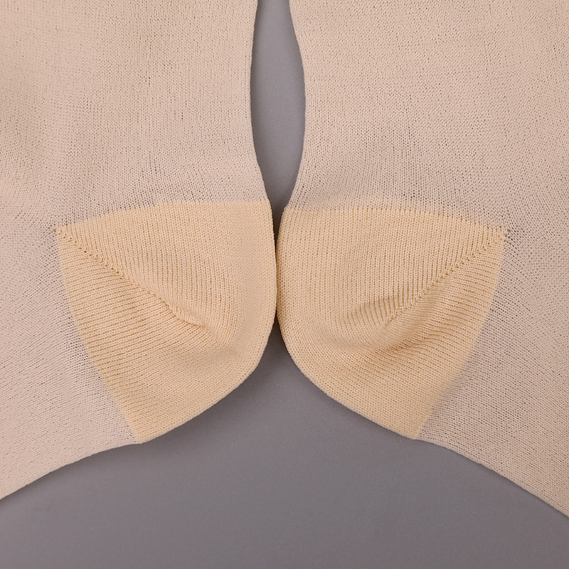 Calzini da donna con fondo in cotone e seta trasparente di moda Calzini da donna in nylon trasparente di seta superfine Calzini da donna in seta di cristallo WSD1946