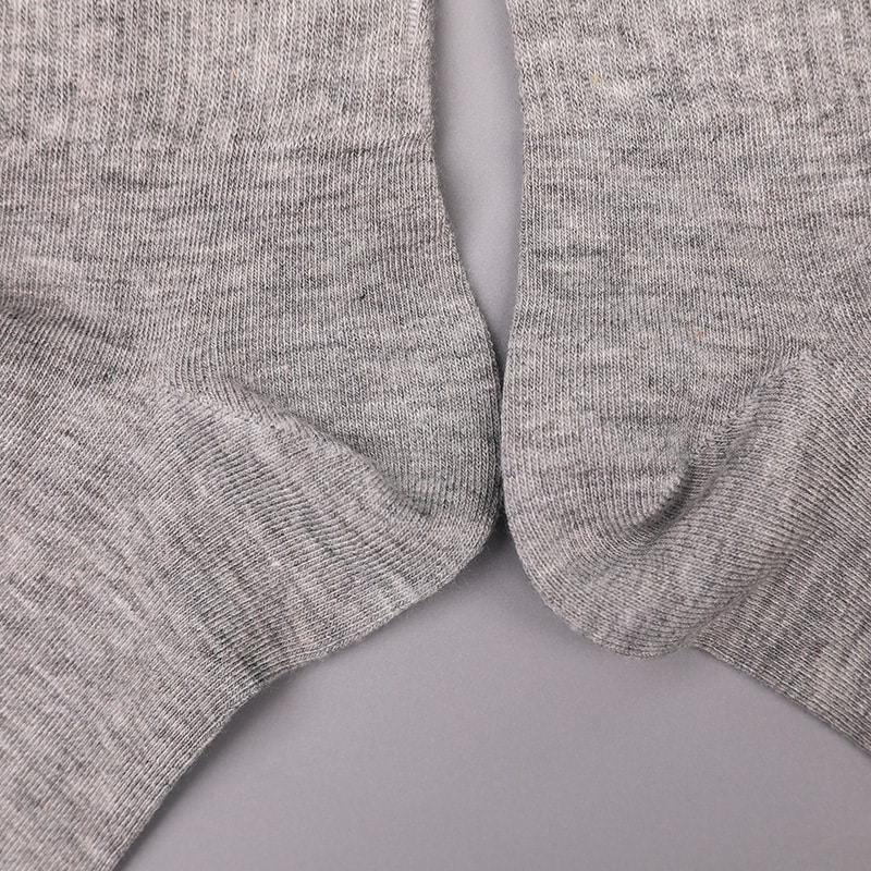 Calzino da donna in morbido nylon filato di seta ricoperto di ammoniaca 2 fasce orizzontali rinforzate cucite a mano WSD1536
