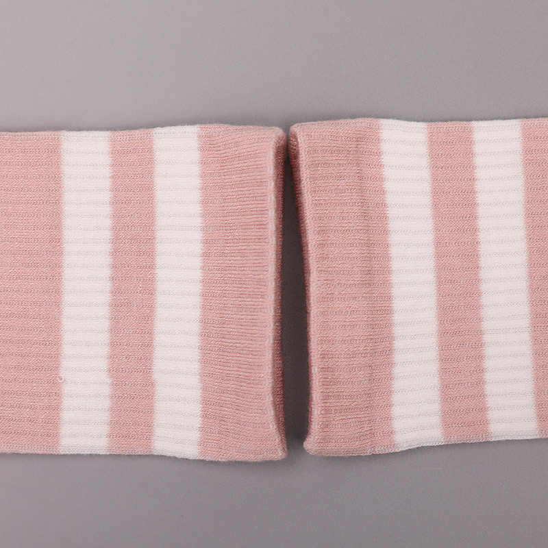 Calzino da donna in morbido nylon filato di seta ricoperto di ammoniaca 2 fasce orizzontali rinforzate cucite a mano WSD1536