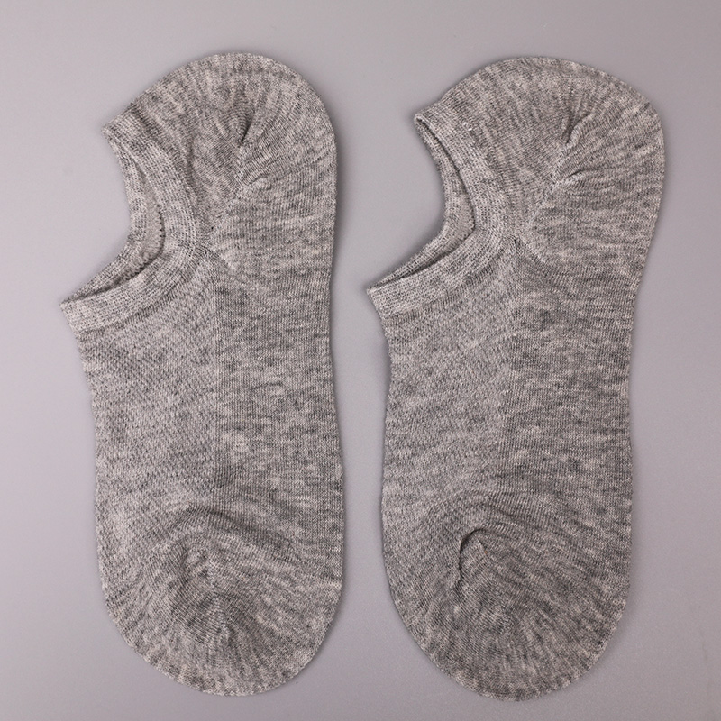 Calzini da donna ultrasottili in cotone pettinato, nylon e spandex a mezza rete cuciti a mano WSD1673
