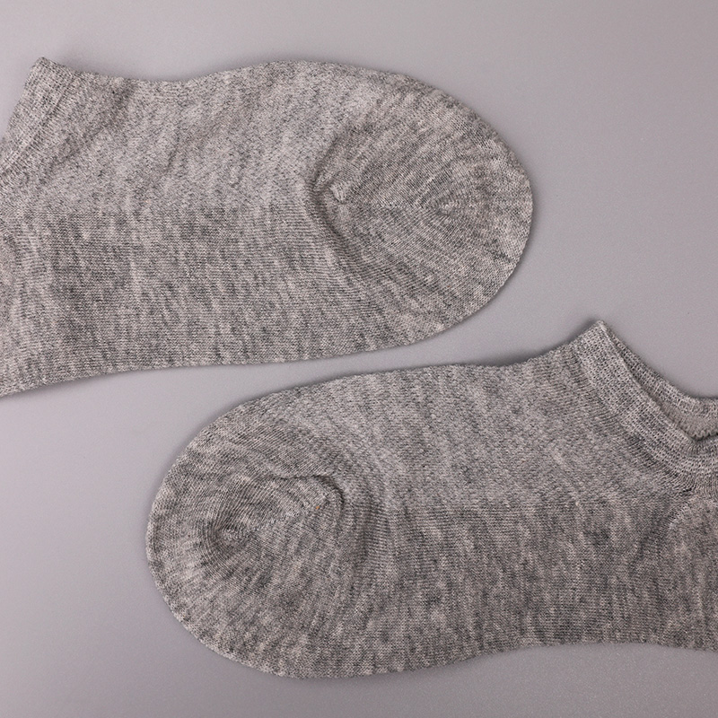 Calzini da donna ultrasottili in cotone pettinato, nylon e spandex a mezza rete cuciti a mano WSD1673