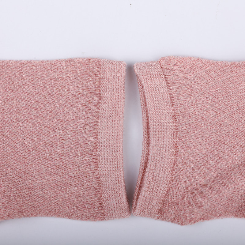 Borsa in nylon in morbida fibra di bambù, calzini da donna casual sottili con piccoli diamanti, calzini da donna cuciti a mano WSD1689