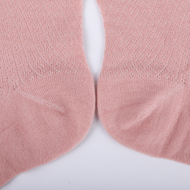 Borsa in nylon in morbida fibra di bambù, calzini da donna casual sottili con piccoli diamanti, calzini da donna cuciti a mano WSD1689